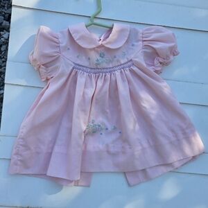 Vintage Elegant Pink Kids Formal Dress